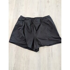 Lands' End Women's Swim Shorts Black‎ Size 8 Swimsuit Bottoms